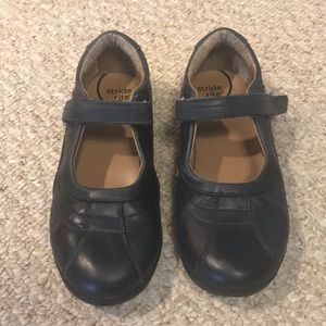 Stride Rite Claire Mary Janes - navy blue leather